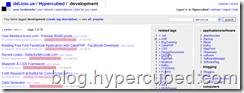 http://del.icio.us/Hypercubed/development